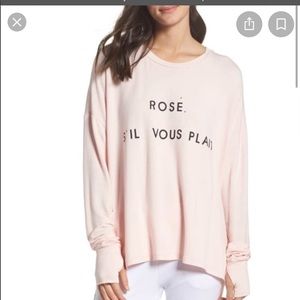 The Laundry Room Rosè Sil Vous Plait Dolman Top